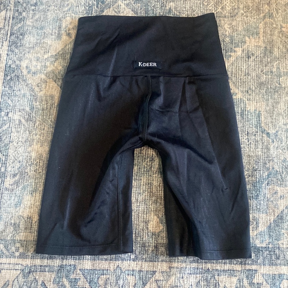 K-Deer Biker shorts Black Croc pattern XS